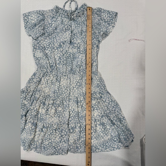 Blu Pepper Light Blue and White Ruffle Top-#1230 - Picture 6 of 6